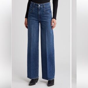 PAIGE Sasha seamed wide leg jeans size 27